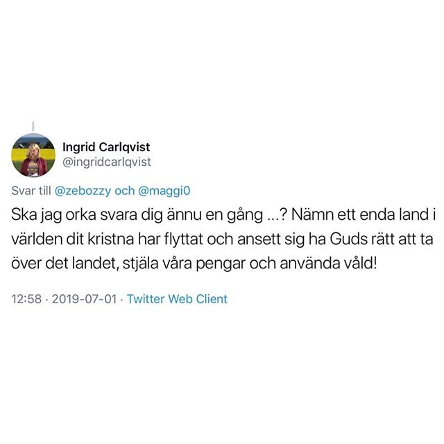 Ingrid Carlqvist kan minsann historia hon